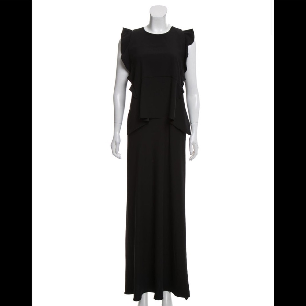 Carven long black dress